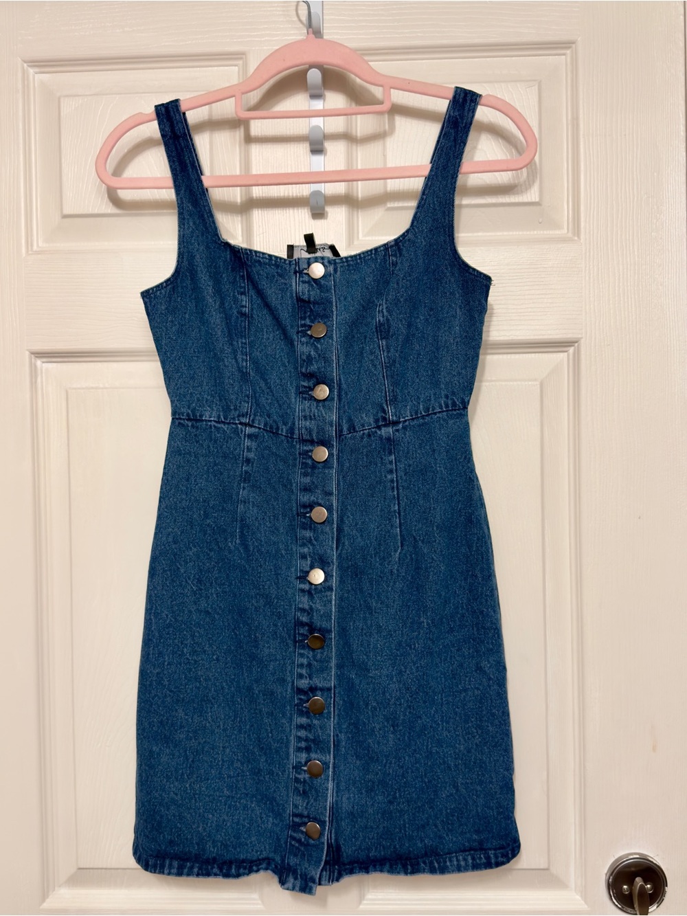 Lulus Denim Bodycon Dress Blue Women Size XS